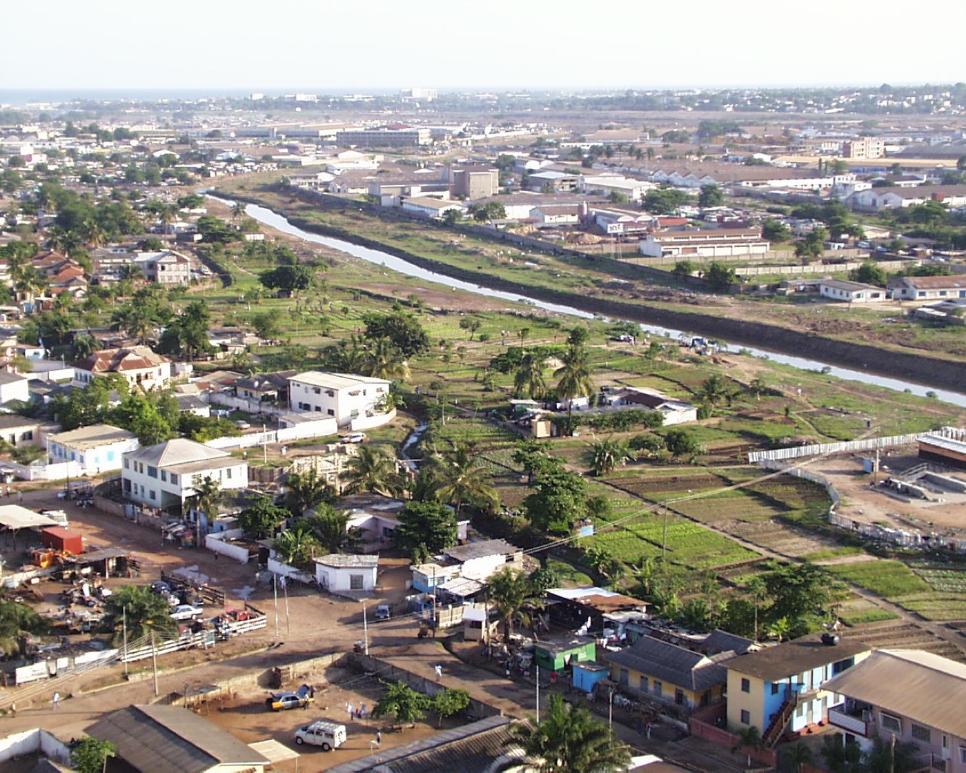 The Accra city skyline